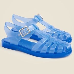 J.Crew blue jellies NWOT 9